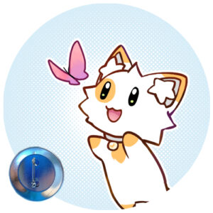 Tapsi Button - Schmetterling