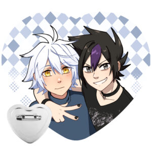 Button - Herz - Inoru & Mono