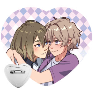 Button - Herz - Hazuki & Forte