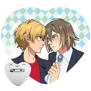 Button - Herz - Forte & Rory