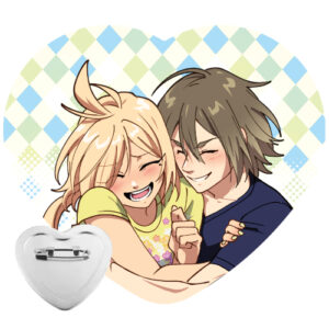 Button - Herz - Forte & Mero