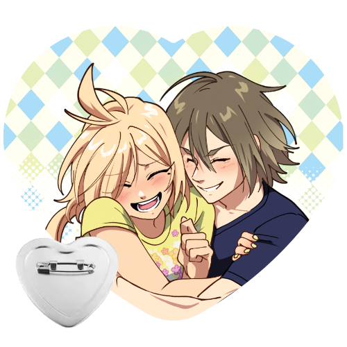 Button - Herz - Forte & Mero